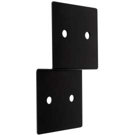 National Hardware Indio 1219BC Series N800-208 Joist Tie, 9-3/4 in L, 5 in W, Steel, Storm Shine/Powder-Coated, Black