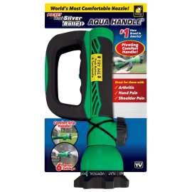 POCKET hose Silver Bullet 15600-6 Aqua Handle Nozzle, Metal/Plastic, Black/Green, Rubber