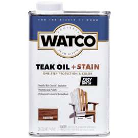 WATCO 348758 Oil and Stain, Warm Glow, Flagstone, Liquid, 1 qt, Can