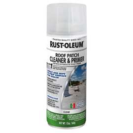 RUST-OLEUM 345815 Roof Patch Cleaner and Primer, Clear, 12 oz