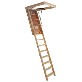 MARWIN Superior Plus Series SP200FT Folding Attic Stairway, 8 ft 9 in H Ceiling, 54 in H x 30 in W Ceiling Opening