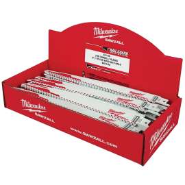 Milwaukee 48-01-7036 Reciprocating Saw Blade, 3/4 in W, 9 in L, 5 TPI