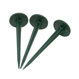 DeWitt FPR-GRN Fabric Pin, 5 in L, Plastic, Green