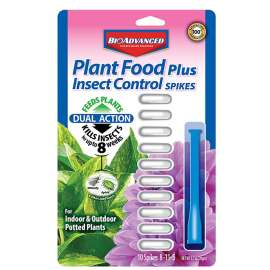 BayerAdvanced 701710A Insect Control Plus Fertilizer, Spike, 8-11-5 N-P-K Ratio