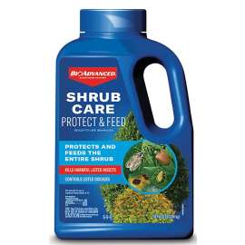 BioAdvanced 801000A Shrub Care Protect and Feed, Granular, 4 lb Bottle