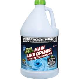 Green Gobbler G0670 Drain Cleaner, Liquid, Colorless, Odorless, 128 oz Bottle