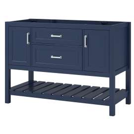 Foremost Lawson Series LSBV4822D Vanity Cabinet, 48 in W Cabinet, 21-1/2 in D Cabinet, 34 in H Cabinet, Wood, 2-Drawer