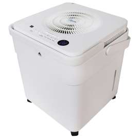 Comfort-Aire BCDP-50A Cube Dehumidifier with Pump, 4.4 A, 115 VAC, 480 W, 2-Speed, 50 ppd Humidity Removal