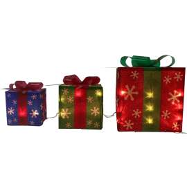 Santas Forest 19710 Prelist 3D Snowflake Giftbox, Set of 3