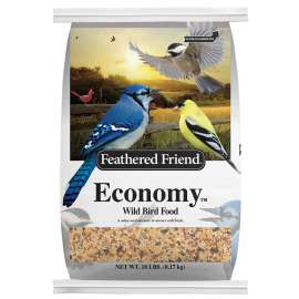 Feathered Friend 14153 Wild Bird Food, Economy, 18 lb Bag