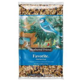 Feathered Friend Favorite Series 14156 Wild Bird Food, All-Purpose, 5 lb Bag