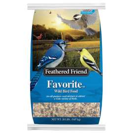 Feathered Friend Favorite Series 14157 Wild Bird Food, All-Purpose, 20 lb Bag