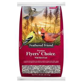 Feathered Friend Flyers' Choice Series 14164 Wild Bird Food, Premium, 40 lb Bag
