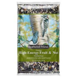Feathered Friend 14392 Wild Bird Food, Fruit & Nut, 4 lb Bag