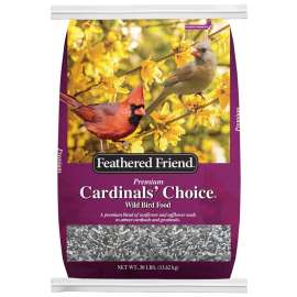 Feathered Friend Cardinal's Choice Series 14175 Wild Bird Food, Premium, 30 lb Bag