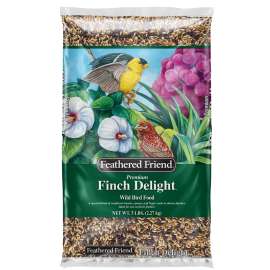 Feathered Friend FINCH DELIGHT Series 14176 Wild Bird Food, Premium, 5 lb Bag