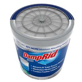 DampRid FG01PLSB Refillable Moisture Absorber, 11 oz Tub, Solid, Pure Linen