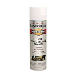 RUST-OLEUM 239108 Enamel Spray Paint, Semi-Gloss, White, 15 oz, Aerosol Can