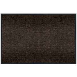 Multy Home 1005375 Non-Slip Utility Mat, 3 ft L, 2 ft W, Tri-Rib Pattern, Polypropylene Rug, Tan