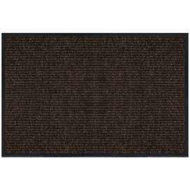 Multy Home Platinum MT1005379 Utility Floor Mat, 4 ft L, 3 ft W, Ribbed Pattern, Polypropylene Rug, Tan