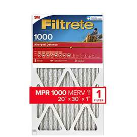Filtrete 9822DC-6 Micro Allergen Reduction Filter, 30 in L, 20 in W, 11 MERV, 1000 MPR