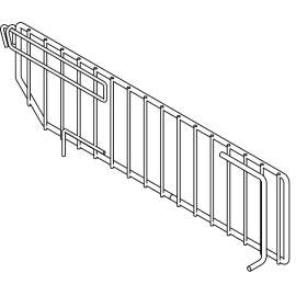 DIVIDER WIRE SINGLE CHRM 16IN
