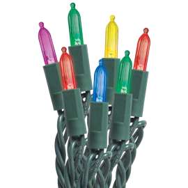 Santas Forest 27550 LED Micro Mini String Lights, Multi-Color, 50 ct