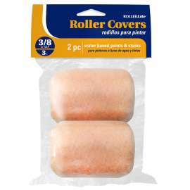 RollerLite All-Purpose 3AP038D Roller Cover, 3/8 in Thick Nap, 3 in L, Polyester Cover
