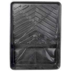 RollerLite PET-100-M Paint Tray, 10-1/2 in L, 9 in W, 1 qt Capacity, Plastic, Black