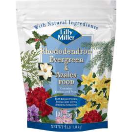 Lilly Miller 100099084 Plant Food, 4 lb Bag, Fiber, 10-5-4 N-P-K Ratio