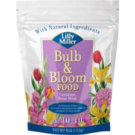 Lilly Miller 100099089 Bulb and Bloom Food, 4 lb Bag, Solid, 4-10-10 N-P-K Ratio