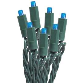 Santas Forest 27354 LED Micro Mini String Lights, Blue, 50 ct