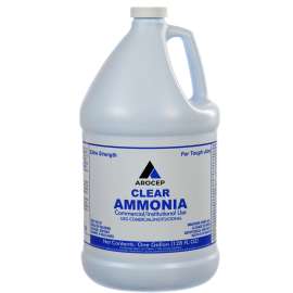 AROCEP AR150002 All-Purpose Cleaner, 128 oz, Liquid, Pungent Ammonia, Clear