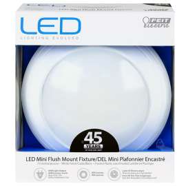 Feit Electric 73994 LED Ceiling Fixture, 120 V, 12 W, LED Lamp, 800 Lumens, 2700 K Color Temp