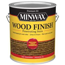 Minwax Wood Finish 710720000 Wood Stain, Provincial, Liquid, 1 gal, Can