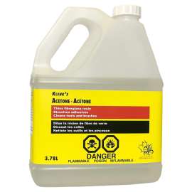 Klenk's 900104 Acetone Thinner, Liquid, Ketone, Clear, 3.78 L