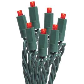 Santas Forest 27352 LED Micro Mini String Lights, Red, 50 ct