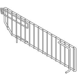DIVIDER WIRE SINGLE CHRM 15IN