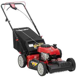 Troy-Bilt 12AVA2BM766 Lawn Mower, 140 cc Engine Displacement, Gas, 21 in W Cutting, 1-Blade