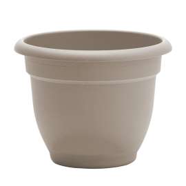 Bloem Ariana Series AP1283 Planter, 13 in W, 13 in D, Round, Plastic, Pebble Stone