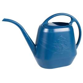 Bloem Aqua Rite Series AW2133 Watering Can, 56 oz Can, Narrow Spout, Plastic, Classic Blue