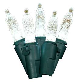 Hometown Holidays W11N0397 LED Lights, Christmas, 120 V, 2.4 W, 35-Lamp, LED Lamp, Warm White Lamp, 12 ft L