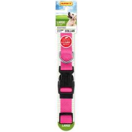 RUFFIN'IT 34143 Adjustable Dog Collar, 26 in L Collar, 1 in W Collar, Nylon