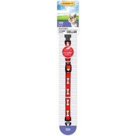 RUFFIN'IT 39901 Adjustable Dog Collar, 8 to 12 in L Collar, 3/8 in W Collar, Jacquard/Nylon