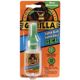 Gorilla 7710101 Super Glue, Liquid, White, 20 g Bottle
