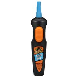 Gorilla 104408 Super Glue Pen, Liquid, Irritating, Sharp, Straw/White, 5.5 g