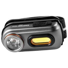 NEBO EINSTEIN NEB-HLP-0005 Headlamp, 300 mAh, Lithium-Ion Battery, LED Lamp, 400 Lumens, 436 ft Beam Distance, Black