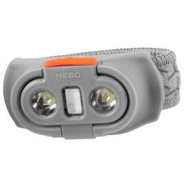 NEBO EINSTEIN NEB-HLP-0006 Headlamp, AAA Battery, Alkaline Battery, LED Lamp, 500 Lumens, 262 ft Beam Distance, Black