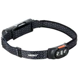 NEBO EINSTEIN EINSTEIN NEB-HLP-0009 Headlamp, AAA Battery, Alkaline Battery, LED Lamp, 750 Lumens, Gray