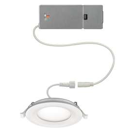 ETI DLLP-NL Series 53827103 Downlight with Nightlight, 9.6 W, 120 V, LED Lamp, Aluminum